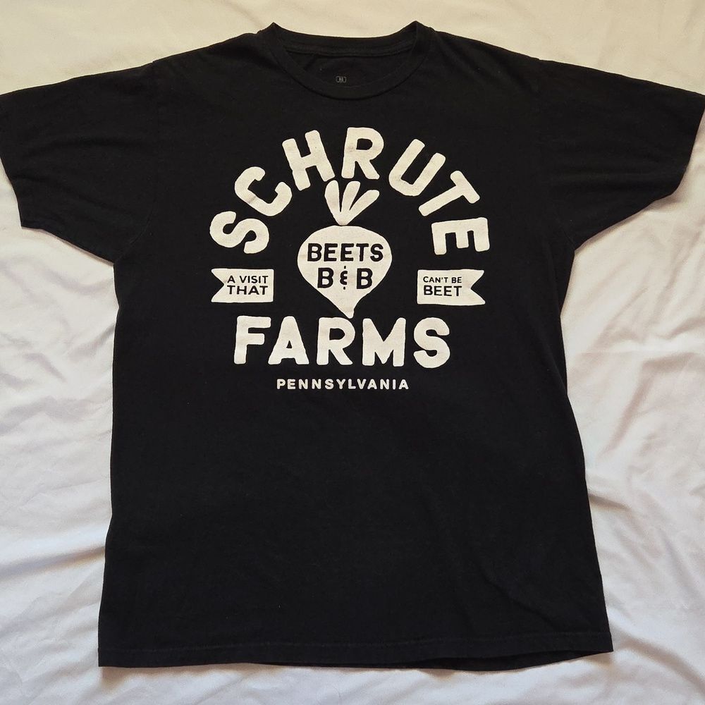 Dwight The Office Black Shirt Size Medium